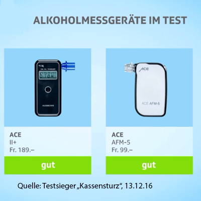Smartphone-Alkoholtester ACE AFM-5